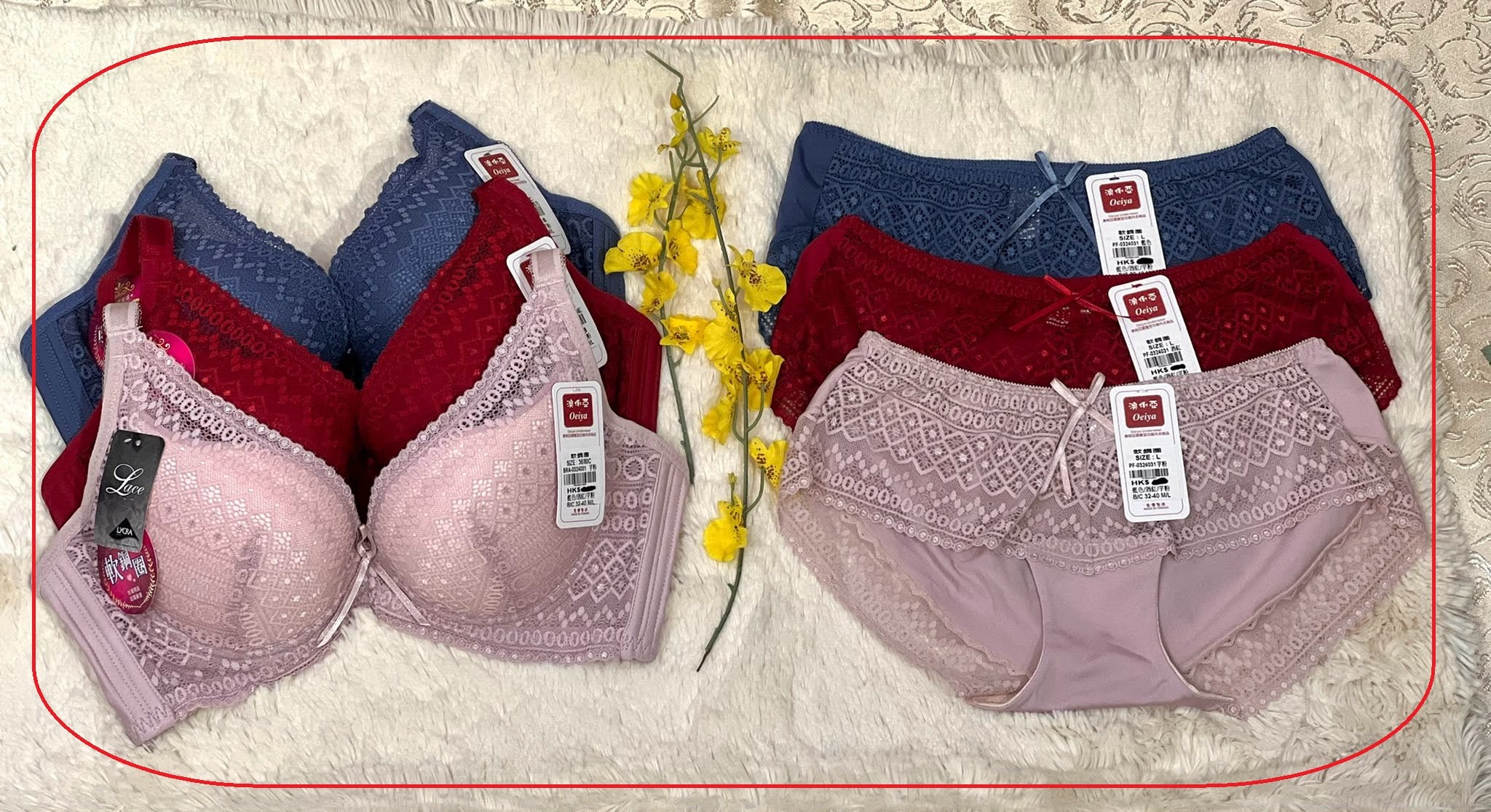 324031 軟鋼圈功能內衣(三排扣) B32-40 (下厚) C32-40 (溥杯款), 內褲 _ M-L 圖片 4